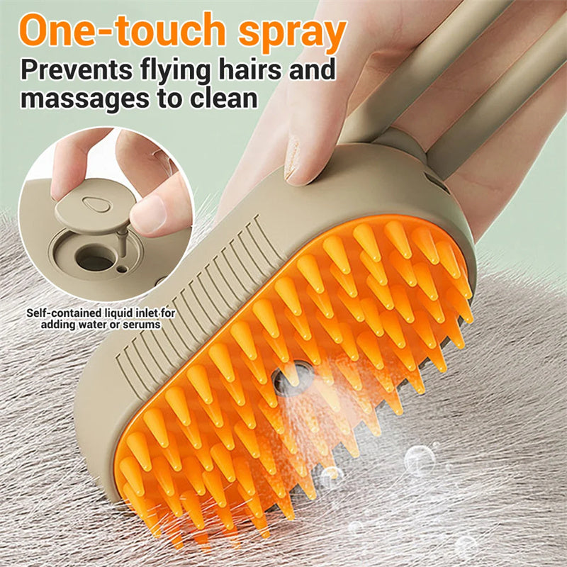 Cat/Dog 3 In 1 Electric Spray Brush