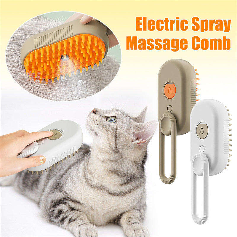 Cat/Dog 3 In 1 Electric Spray Brush