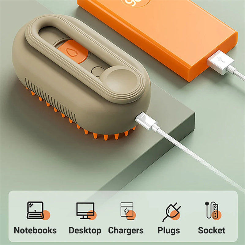 Cat/Dog 3 In 1 Electric Spray Brush